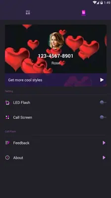 Call Flash android App screenshot 0